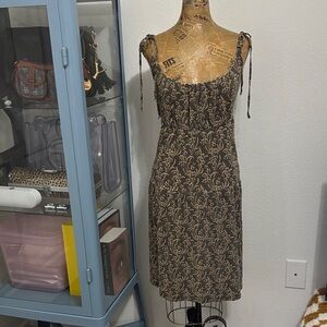 Betsey Johnson Y2K dress Large boho summer floral flowers spring Whimsygoth